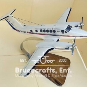 Model of Beechcraft King Air B200 RFDS (VH-FDB) with detailed craftsmanship.